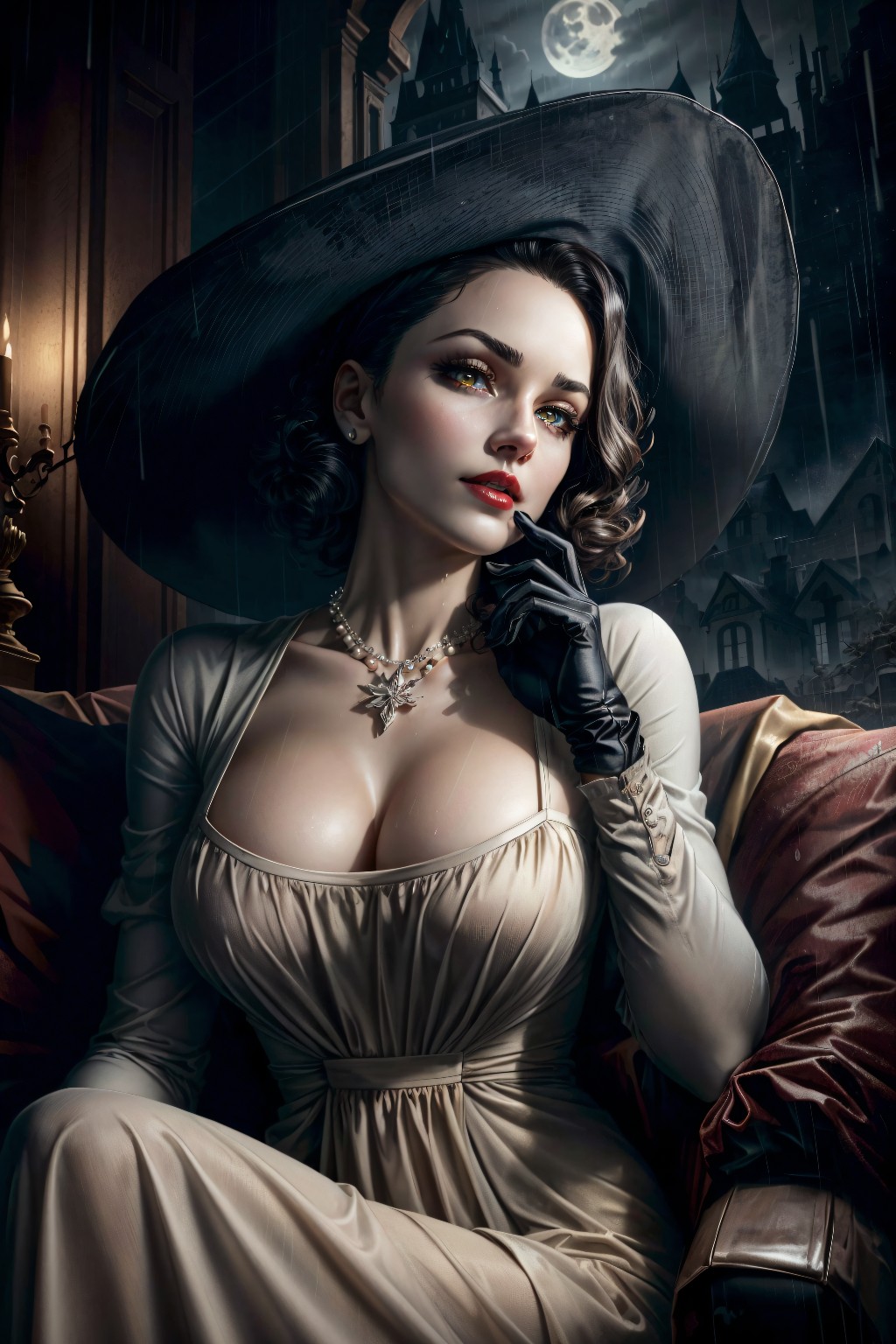 Lady Dimitrescu - Midnight Whispers - Voluptious