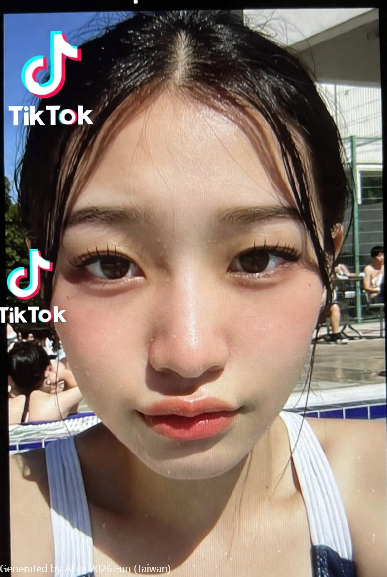 My Korean girlfriend # 41 took her to the hotel pool after the show to sneak