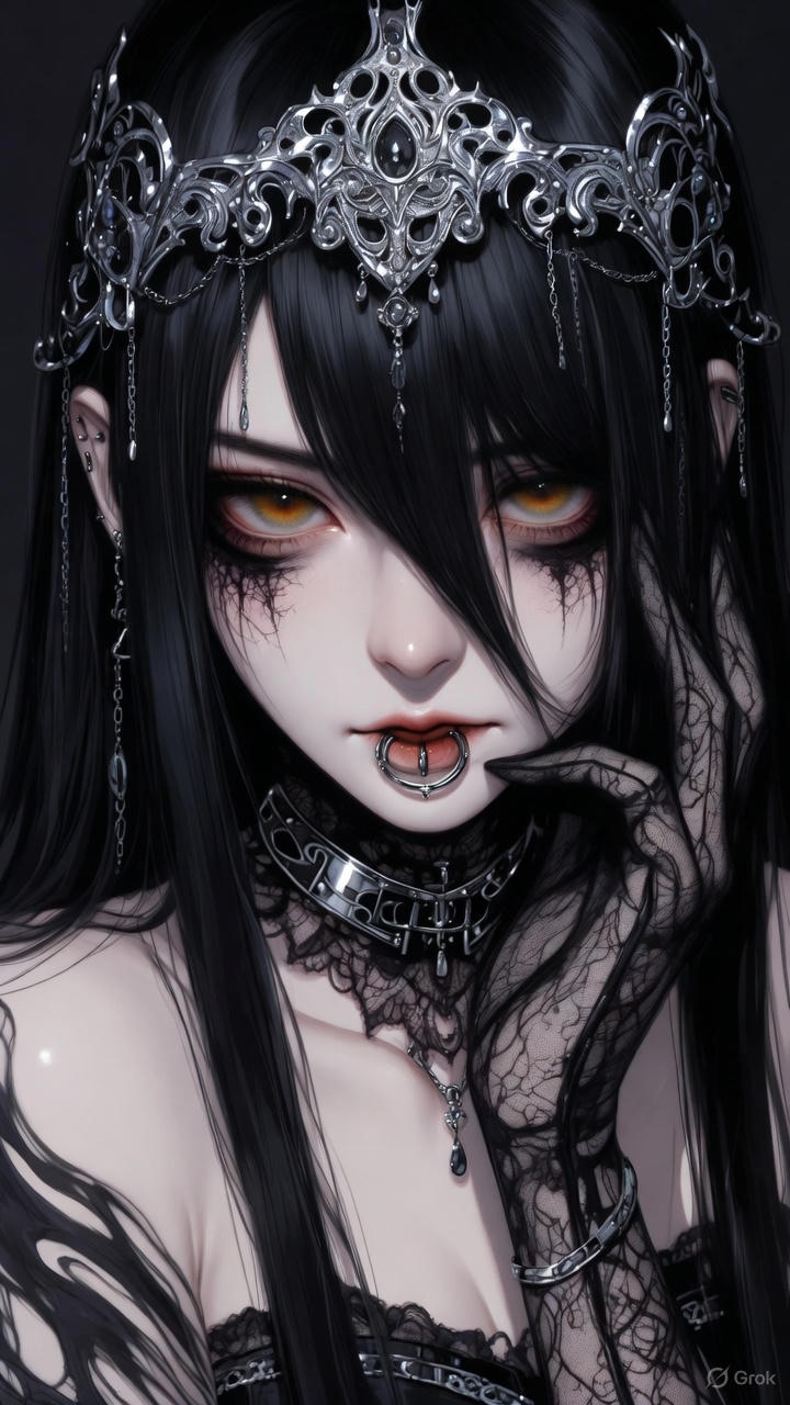 Stylish Gothic portrait
