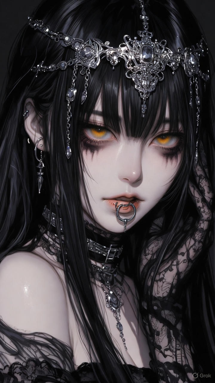 Stylish Gothic portrait