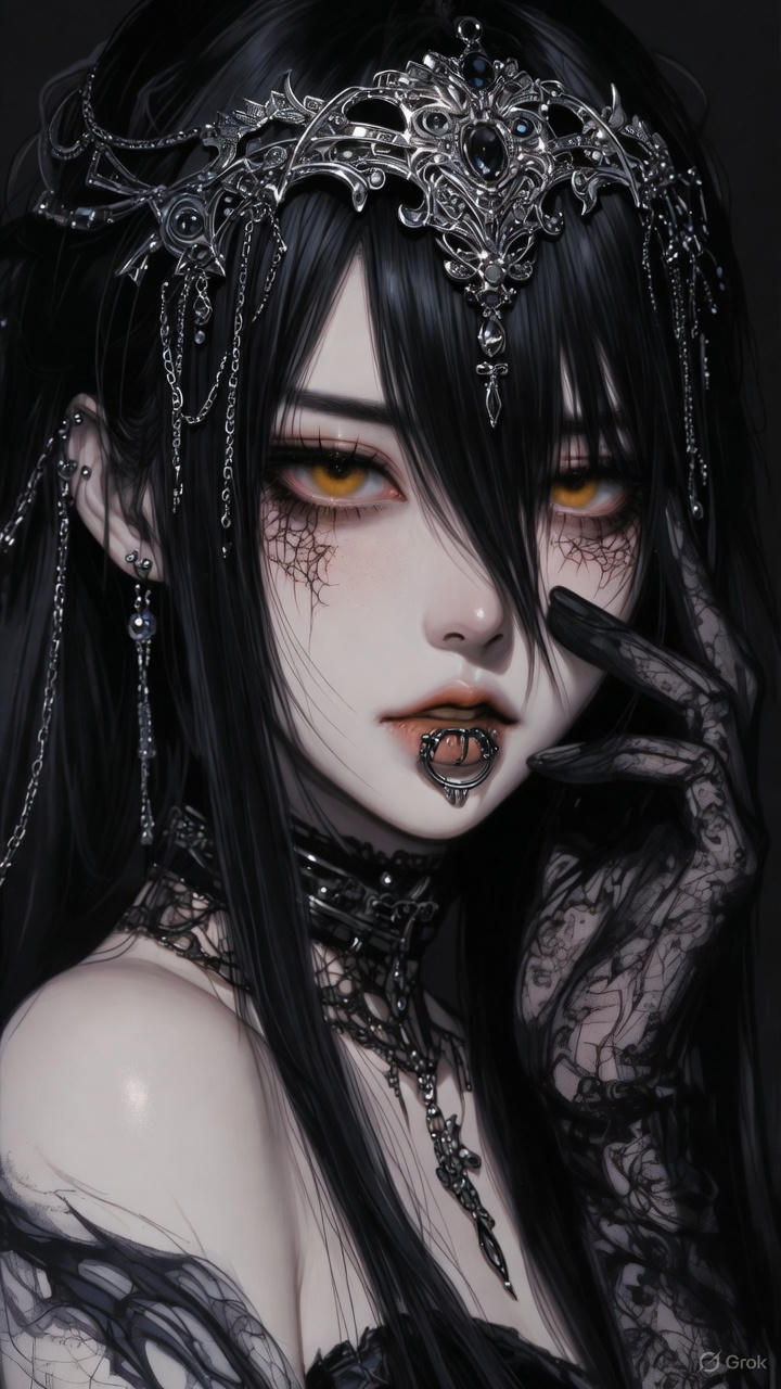Stylish Gothic portrait