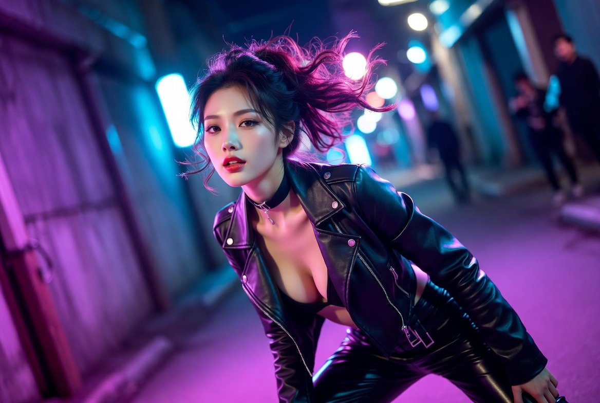 women's leather jacket