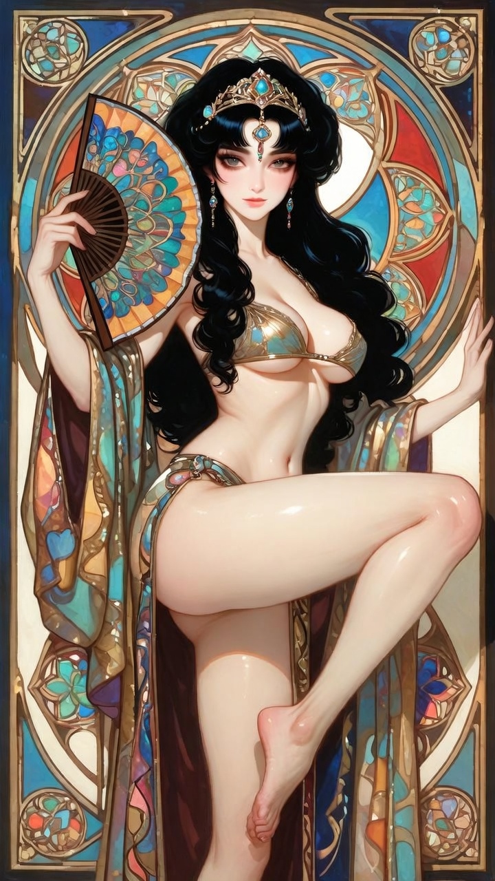 Gold high cropped thong