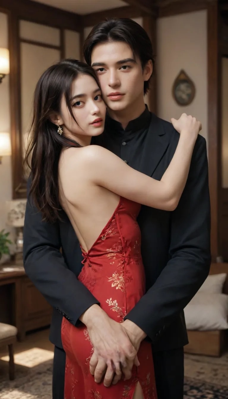Beauty in Cheongsam