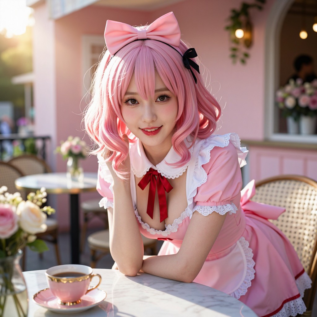 Pink Maid Outfit