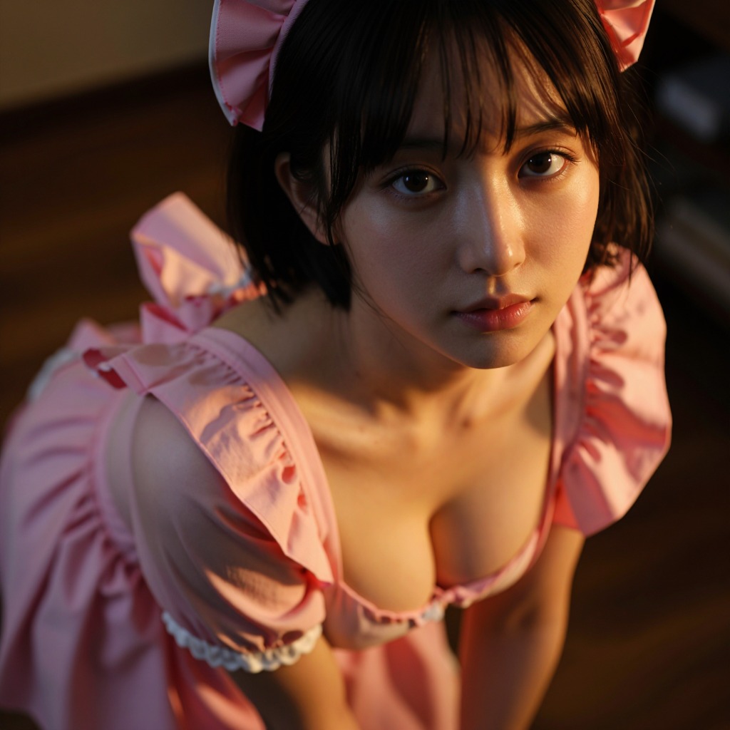 Pink Maid Outfit