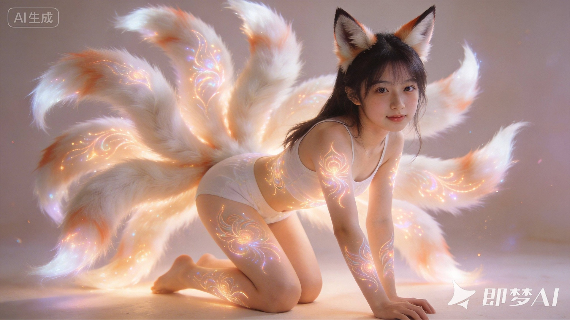 Glowing Nine-Tailed Fox