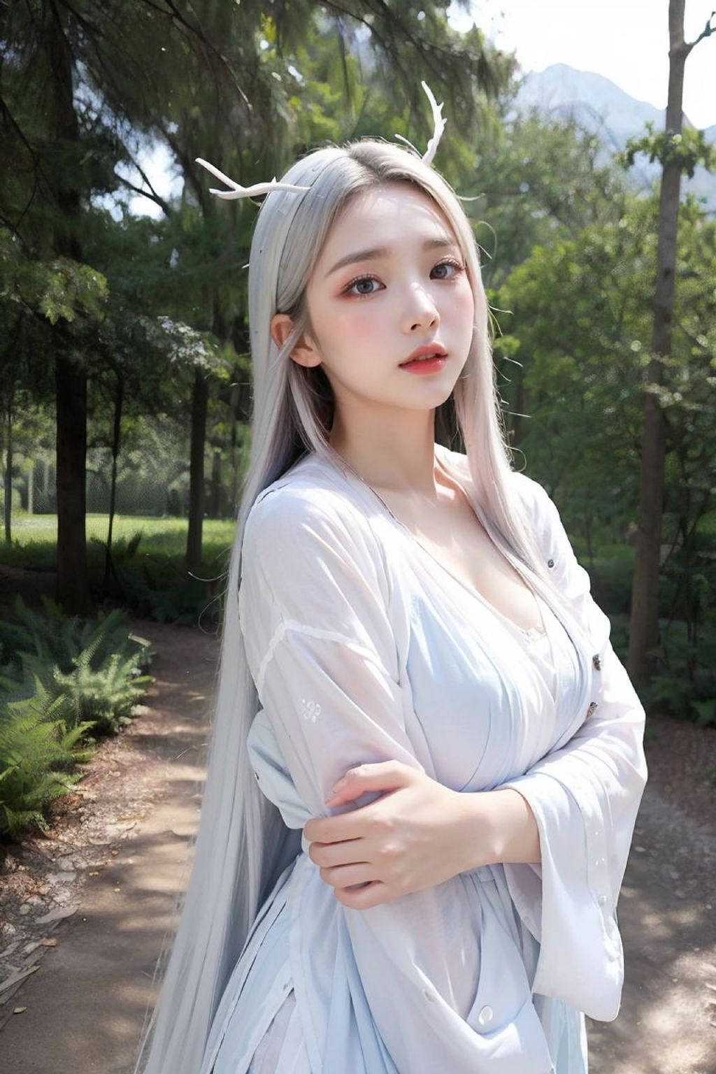 No1060 White Chinadress_149
