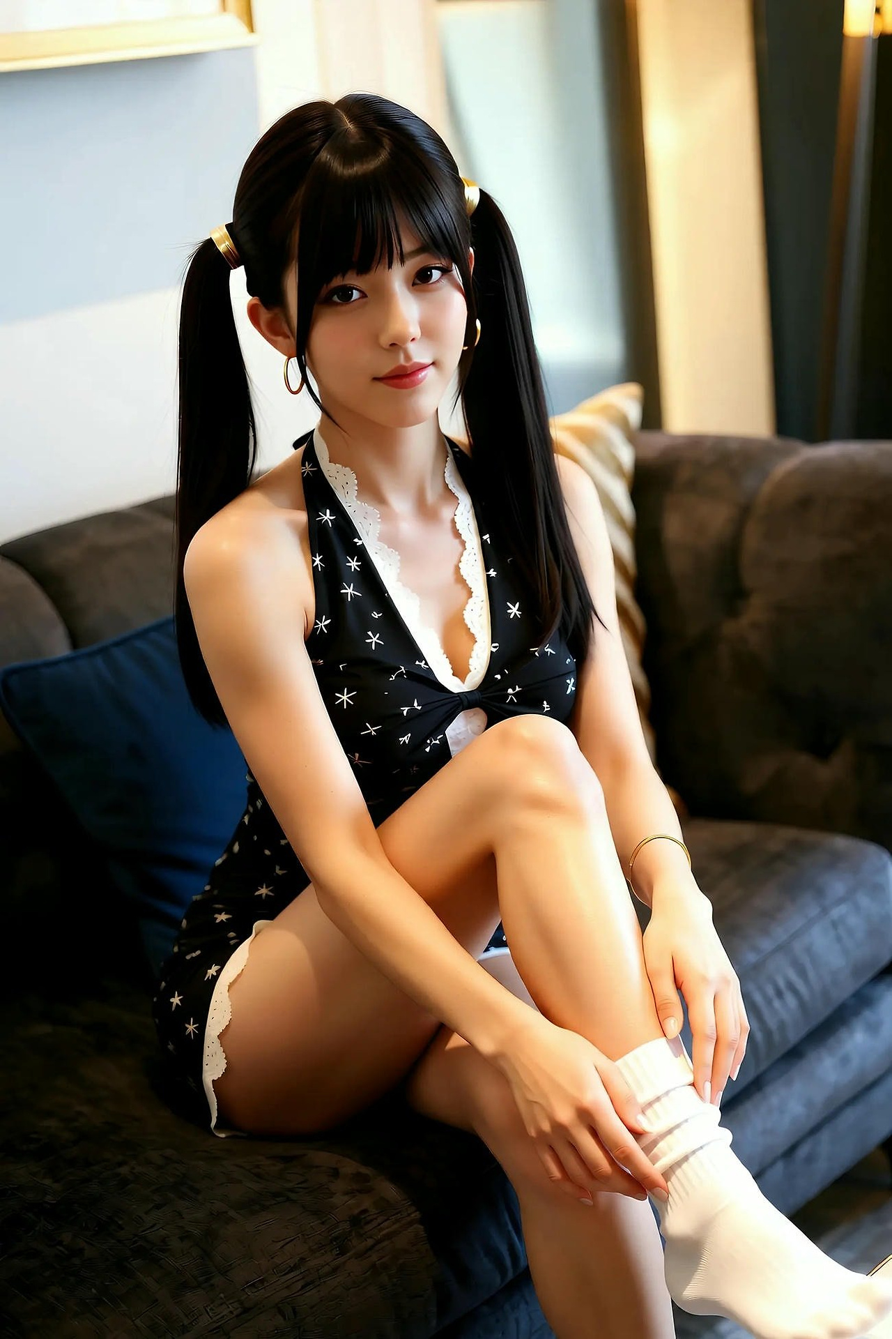 Grapefruit Sasa - Double Ponytail Cute