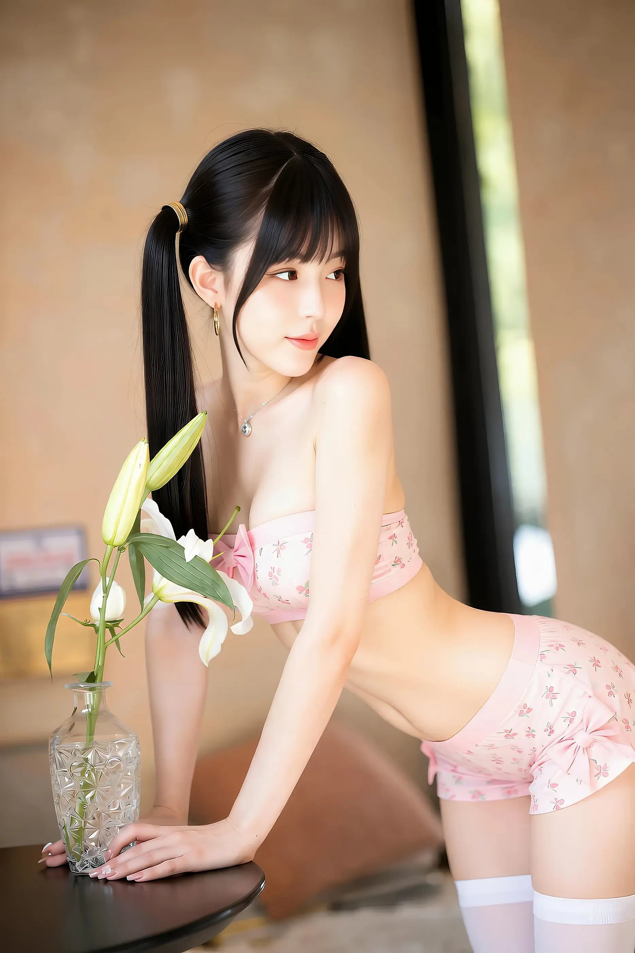 Grapefruit Sasa - Double Ponytail Cute