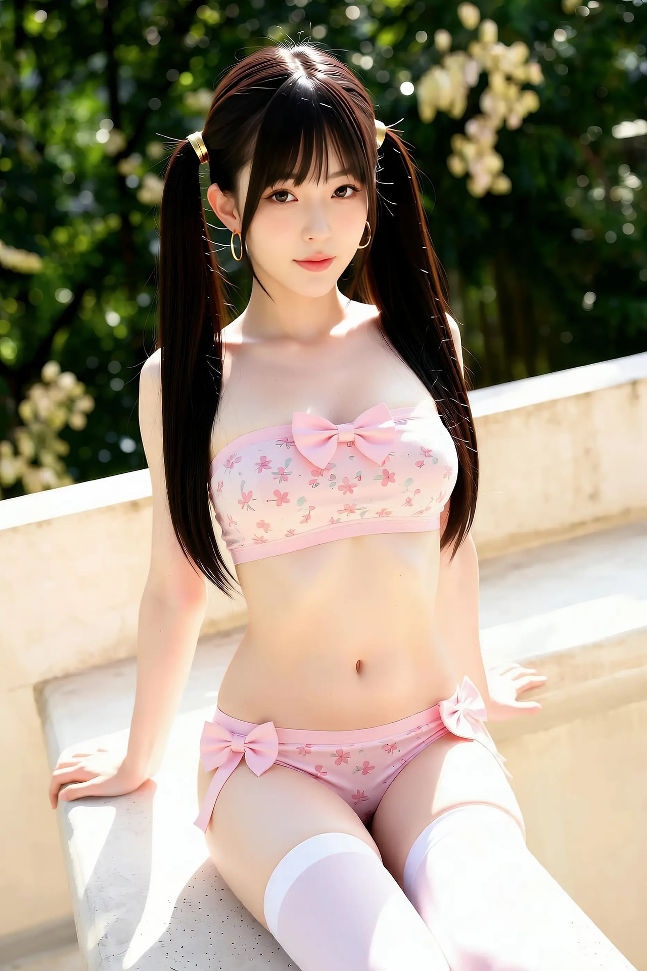 Grapefruit Sasa - Double Ponytail Cute