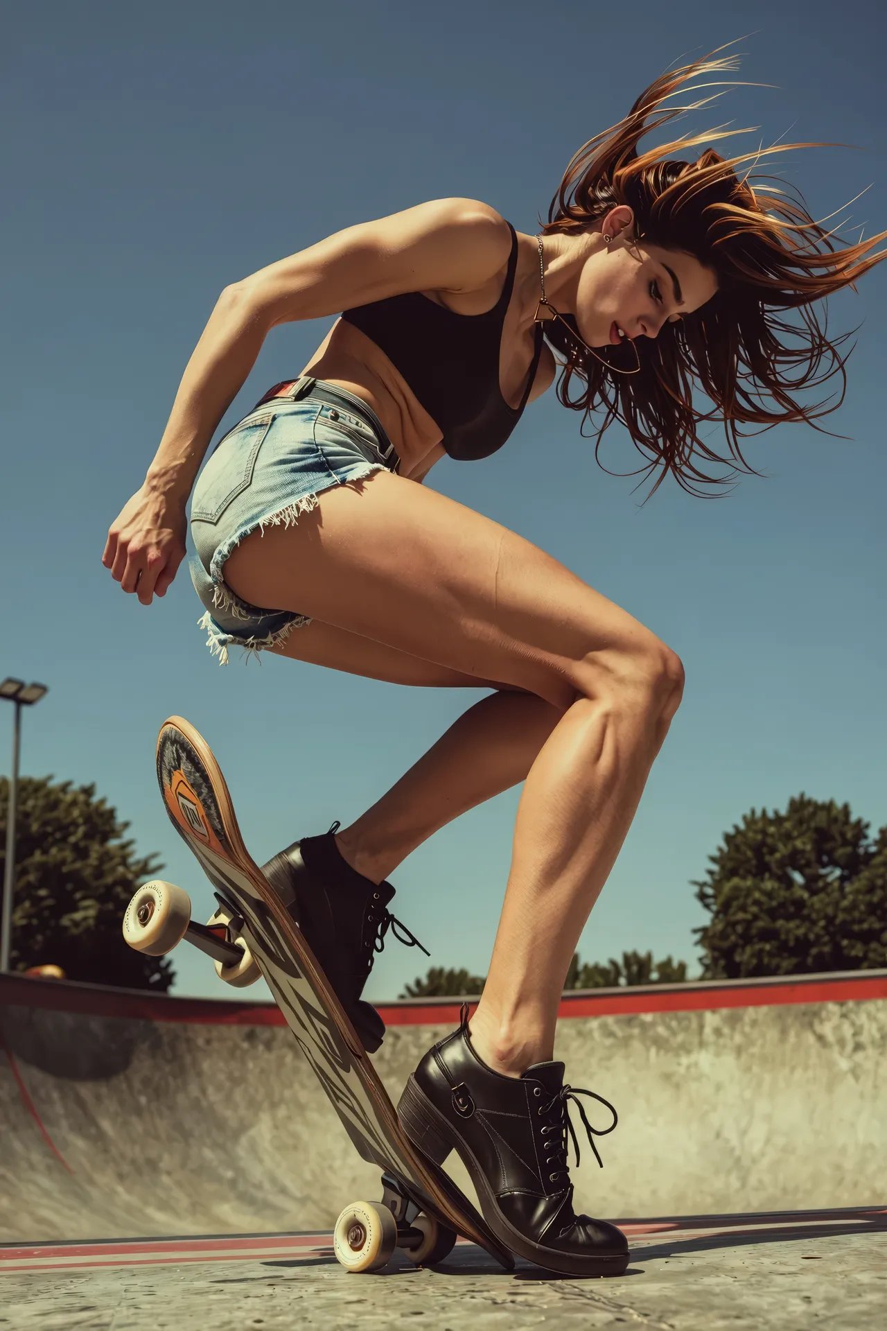 Skateboarding Azzy