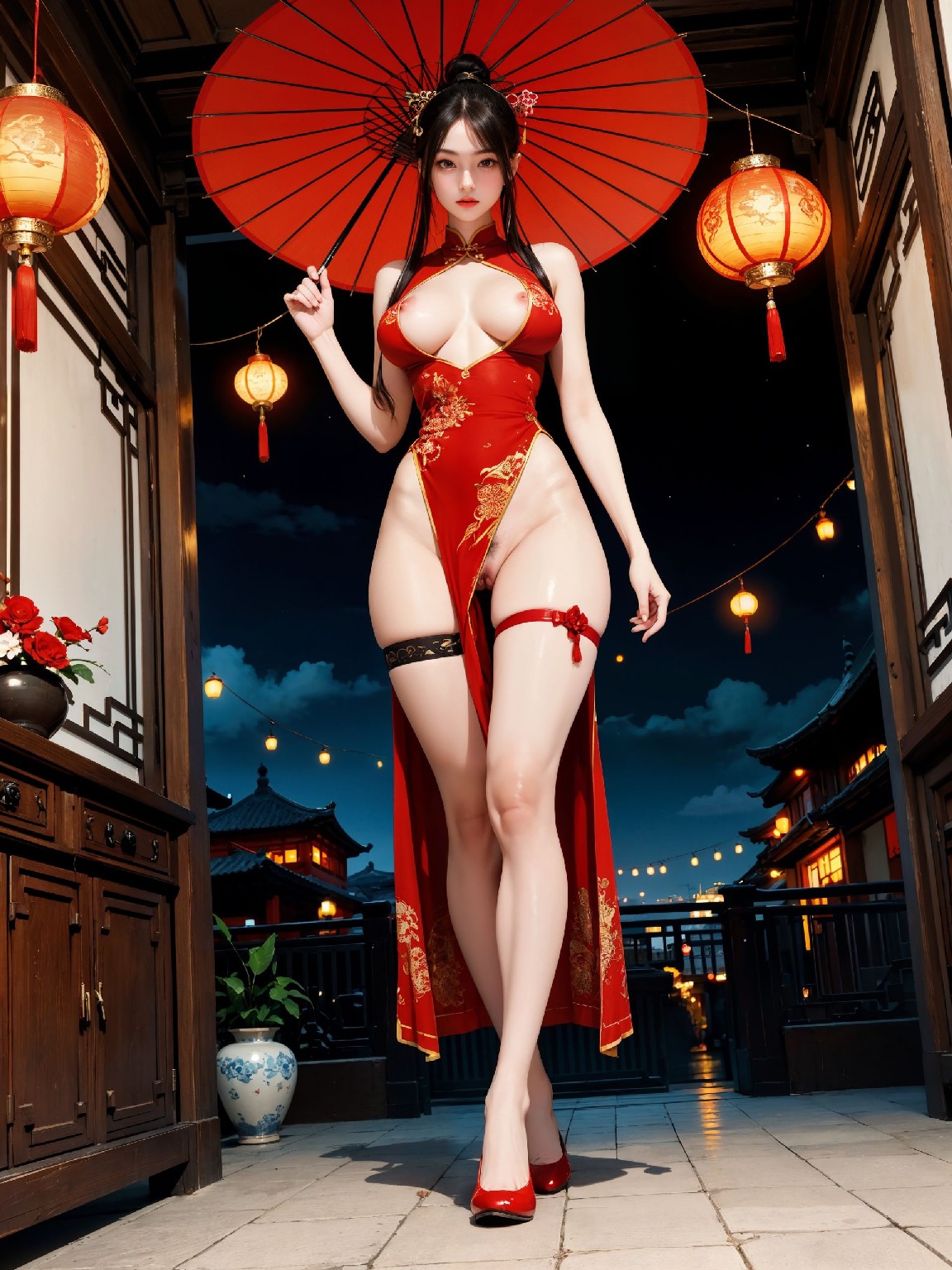 Qipao + Girl + -3